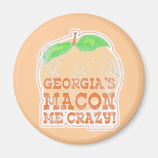 Ik ben gek op Macon van Georgië. Magneet (Voorkant)