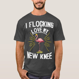 Ik ben gek op mijn nieuwe Knie Grappig Gezegde Kne T-shirt