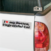 Ik ben gek op mijn rotten. bumpersticker (Op Truck)