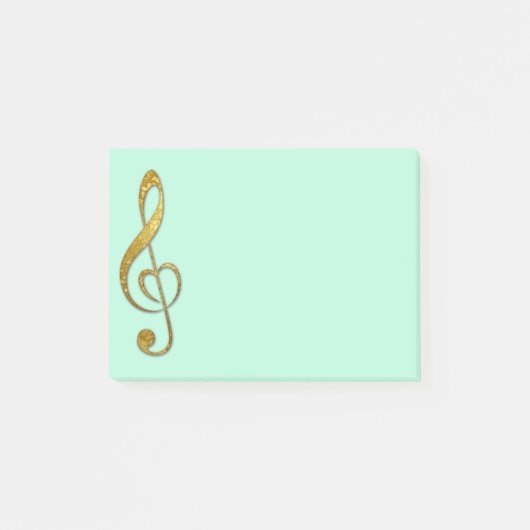 Ik ben gek op muziekkaartenbonkussen post-it® notes (Voorkant)