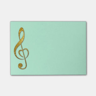 Ik ben gek op muziekkaartenbonkussen post-it® notes