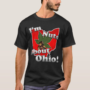 Ik ben gek op Ohio, Funny Red Buckeye Nut T-shirt