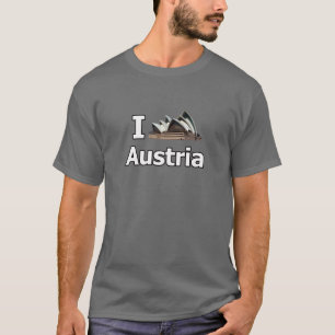 Ik ben gek op Oostenrijkse toeristen T-shirt