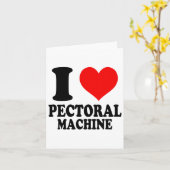 Ik ben gek op pectorale machines kaart (Gele Bloem)