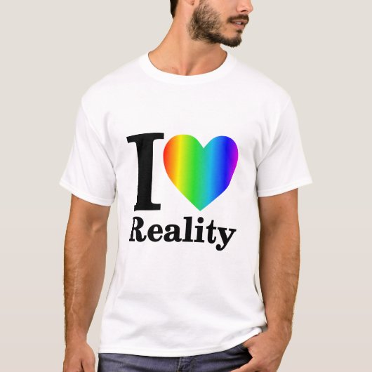 Ik ben gek op Regenboog T-shirt (Voorkant)