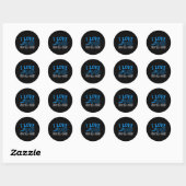 Ik ben gek op Shuttle S 3 Ronde Sticker (Vel)