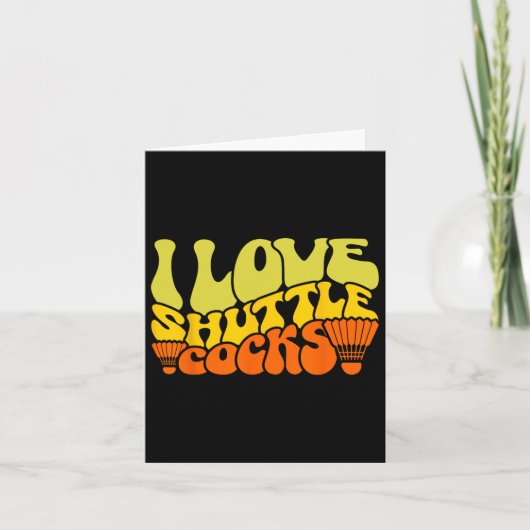 Ik ben gek op Shuttle S 4 Kaart (Voorkant)