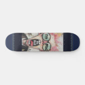 Ik ben gek op skateboarden persoonlijk skateboard (Horizontaal)