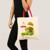 Ik ben gek op Tacos Little Taco Truck Tote Bag (Voorkant (product))