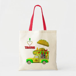 Ik ben gek op Tacos Little Taco Truck Tote Bag