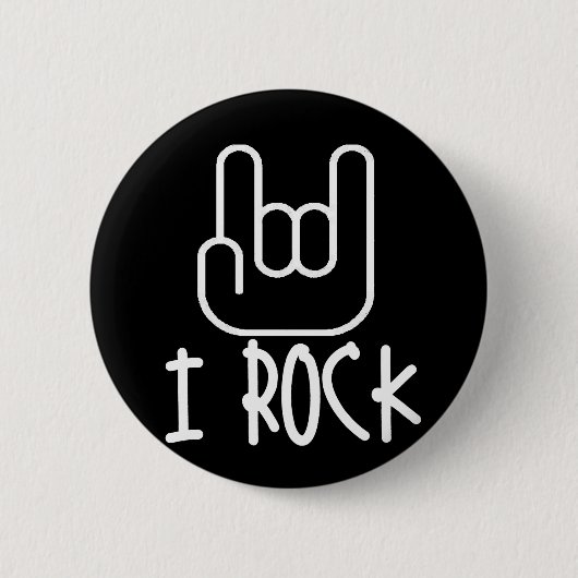 Ik ben gek. ronde button 5,7 cm (Voorkant)