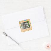 Ik ben gek vierkante sticker (Envelop)