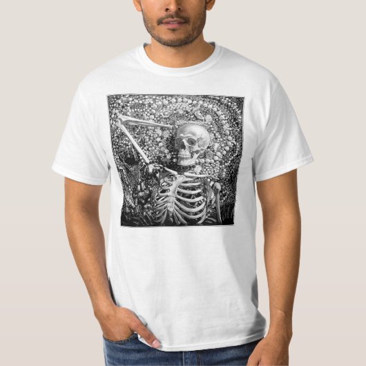 Ik ben gekalmeerd in deugd t-shirt (Voorkant)