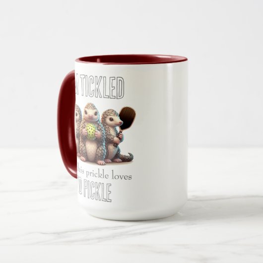 Ik ben gekieteld dat deze stekel graag prikt mok (Voorkant links)