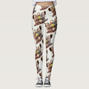 Ik ben gekieteld dat deze stekel houdt om te beite leggings