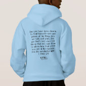 Ik ben gekozen Boys Hoodie (Achterkant)