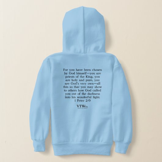 Ik ben gekozen Boys Hoodie (Laag Achter)