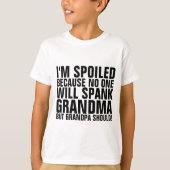 IK BEN GEKOZEN DAT NIEMAND GRANDMA T-Shirt ZAL SPR (Voorkant)
