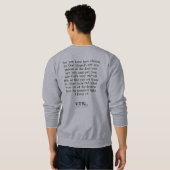 Ik ben gekozen Mannen Crewneck Sweatshirt (Achterkant volledig)