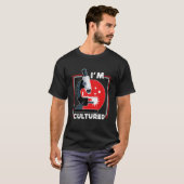 Ik ben Gekweekte Microscoop Wetenschappelijk Lab M T-shirt (Voorkant volledig)