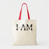 Ik ben geliefd, uitverkoren, waardig, zegevierend, tote bag (Voorkant)