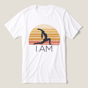 IK BEN GELOOF YOGA KLEDING ZON LOGO Tri-Blend SHIRT