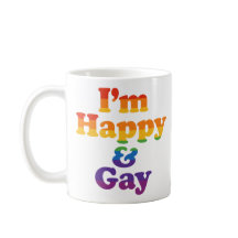 “Ik ben Gelukkig & Gay” Mok – Koffiekop met Trots