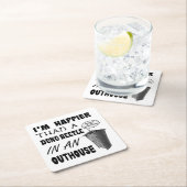 Ik ben gelukkiger dan een mestkever in een toren kartonnen onderzetters (Insitu)