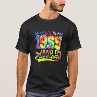 Ik ben gemaakt in 1965 en ben Geweldige kleurenspe T-shirt