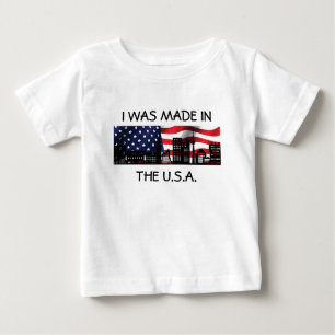 "IK BEN GEMAAKT IN DE VS" Baby T-Shirt