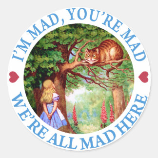 IK BEN GEMAAKT, JE BENT GEMAAKT, WE ZIJN ALLEMAAL  RONDE STICKER