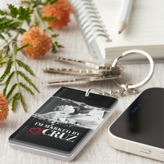 Ik ben gemarkeerde Sleutelhanger: Cruz Sleutelhanger (Voorkant Rechts)