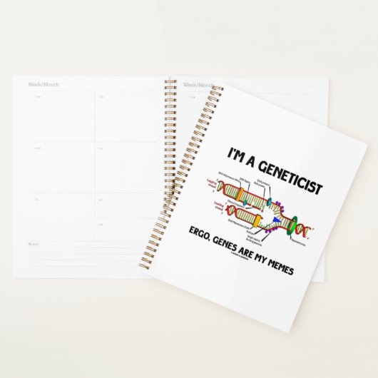 Ik ben geneticus Ergo Genes zijn mijn DNA van mijn Planner (Display)
