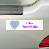Ik ben genezen met Reiki Bumpersticker (Op auto)