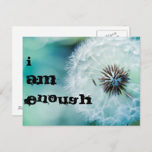 Ik ben genoeg briefkaart (Voorkant / Achterkant)