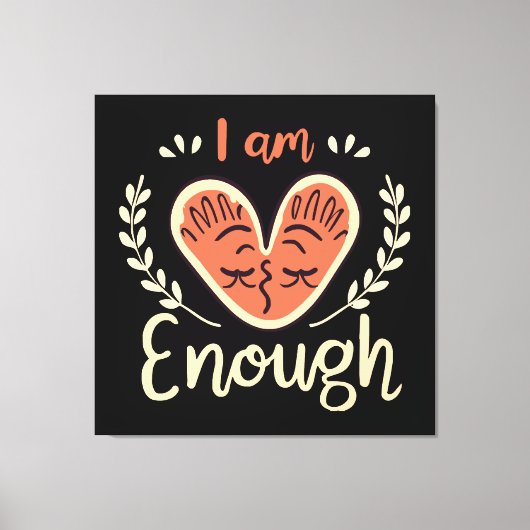 Ik Ben Genoeg Canvas Afdruk (Voorkant)