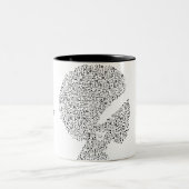 Ik ben genoeg Citaat Tweekleurige Koffiemok (Center)