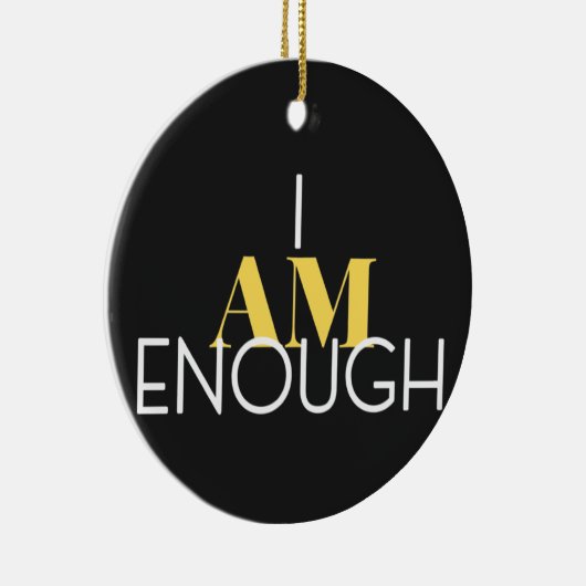 Ik ben genoeg keramisch ornament (Rechts)