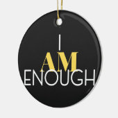 Ik ben genoeg keramisch ornament (Links)