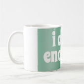 "Ik ben genoeg" klassieke Mok | Sage Green (Links)
