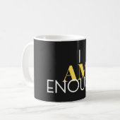 Ik ben genoeg koffiemok (Voorkant links)