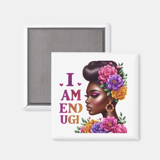 Ik ben genoeg! magneet (Voorkant / Achterkant)