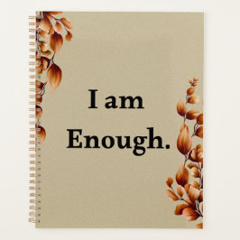 Ik Ben Genoeg – Minimaal Self Care Planner Omslag