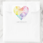 Ik ben genoeg - Mirror/Scale Sticker (Tas)