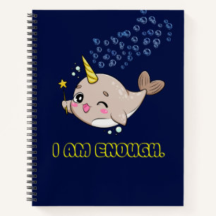 Ik ben genoeg Narwhal Journal notitieboek
