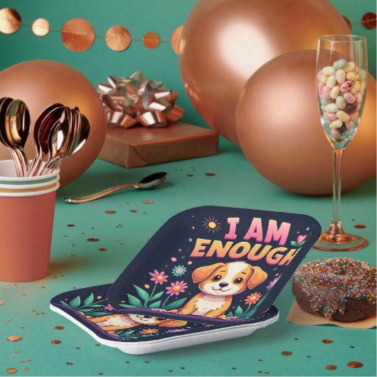 Ik ben genoeg papieren bordje (Multi)