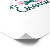 Ik ben genoeg - Poster van 8 x 10 inch (Hoek)