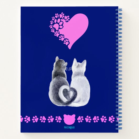 Ik ben genoeg. Schattige kitten met vleugels! dagb Notitieboek (Achterkant)