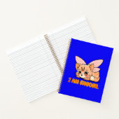 Ik ben genoeg. Schattigee Kittie Butterfly! Journa Notitieboek (Binnen)