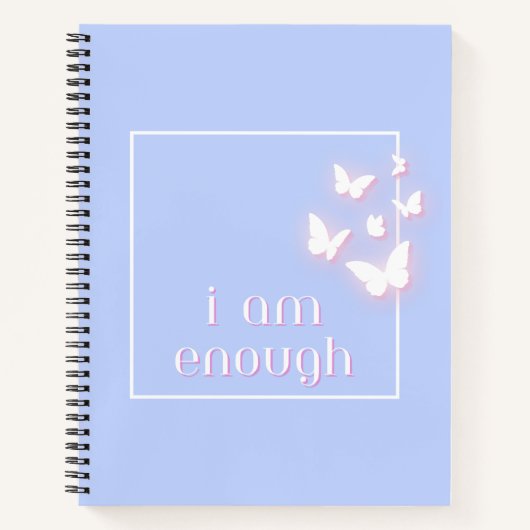Ik ben genoeg, Self-Love Quote Notitieboek (Voorkant)